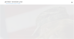 Desktop Screenshot of jeffreywinterlaw.com